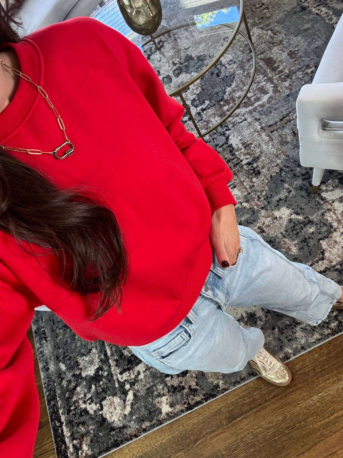 Red Sweatshirt