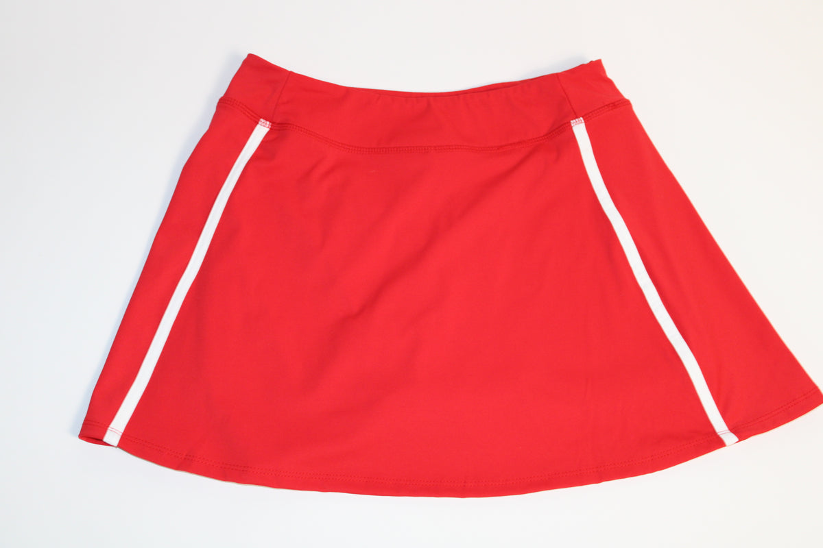 Red Active Skirt