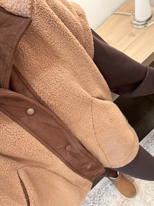 Sherpa Mocha Vest