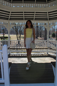Yellow Ribbed Tank