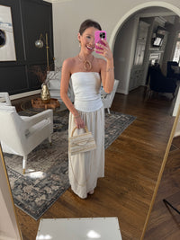 White Linen Keller Dress