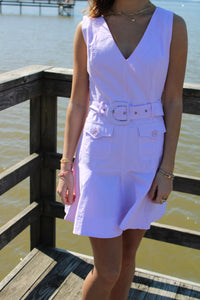 Pink & White Vacation Dress