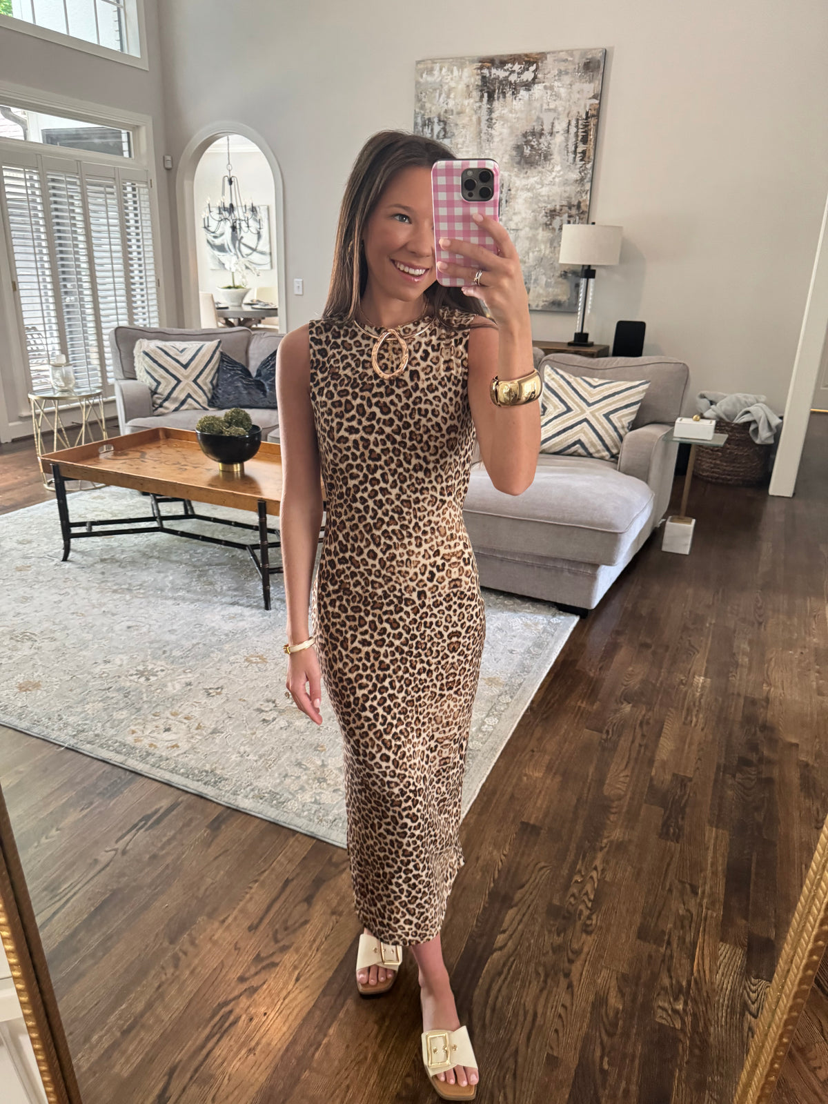 Cheetah Midi Dress