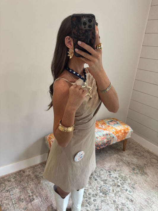 Tan gameday Dress