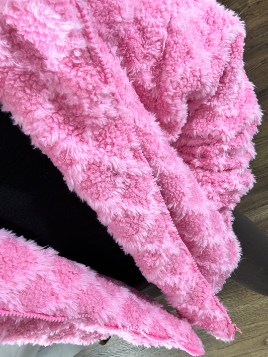 Pink Maddie Zip-Down Jacket