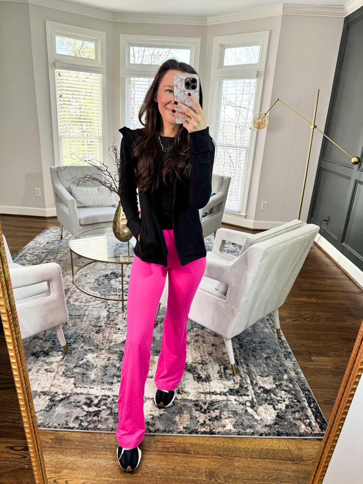 Pink Bubblegum Flare Pants