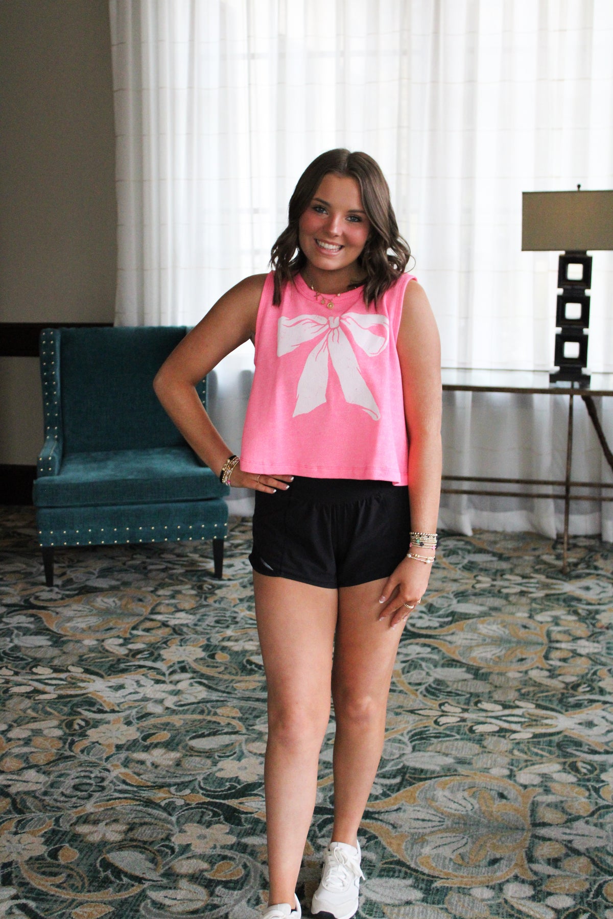 Pink Bow Tank