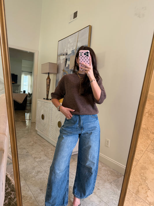 Mocha Morgan Top