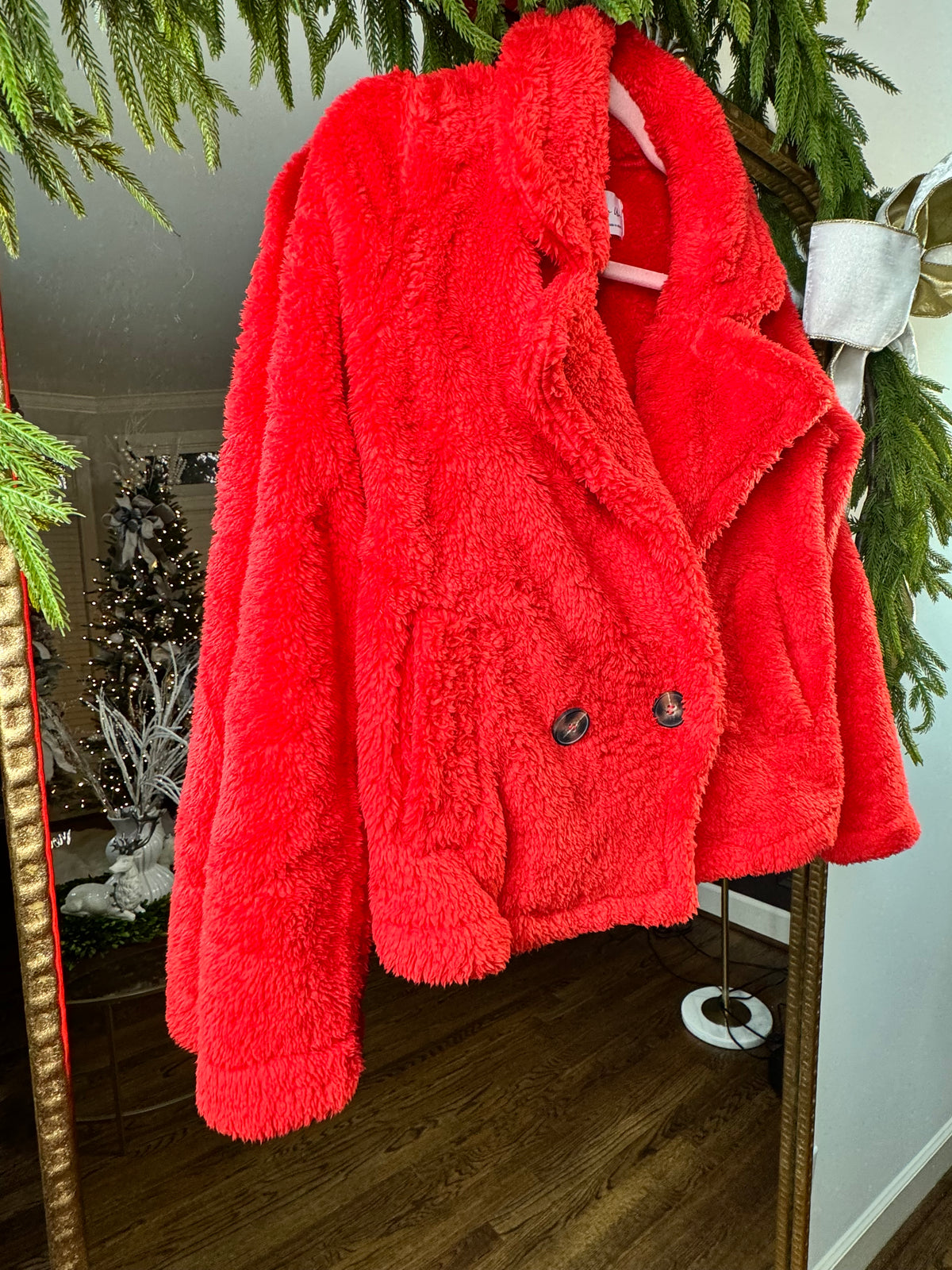 Red Fleece Jacket