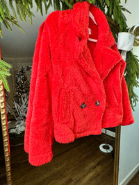 Red Fleece Jacket