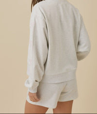 Grey Sweat Bow Set