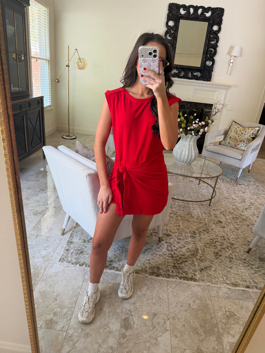 Active Red Romper