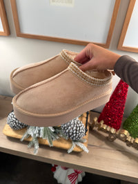 Tan Slippers
