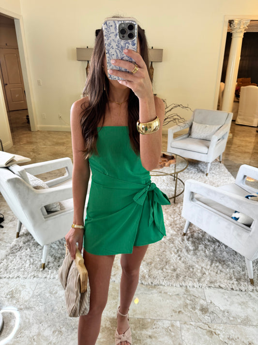Green Summer Romper