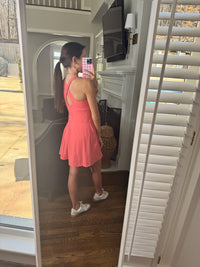 Coral Rose Active Dress
