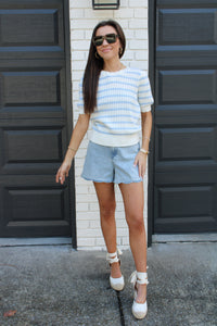 Beach Blue Top