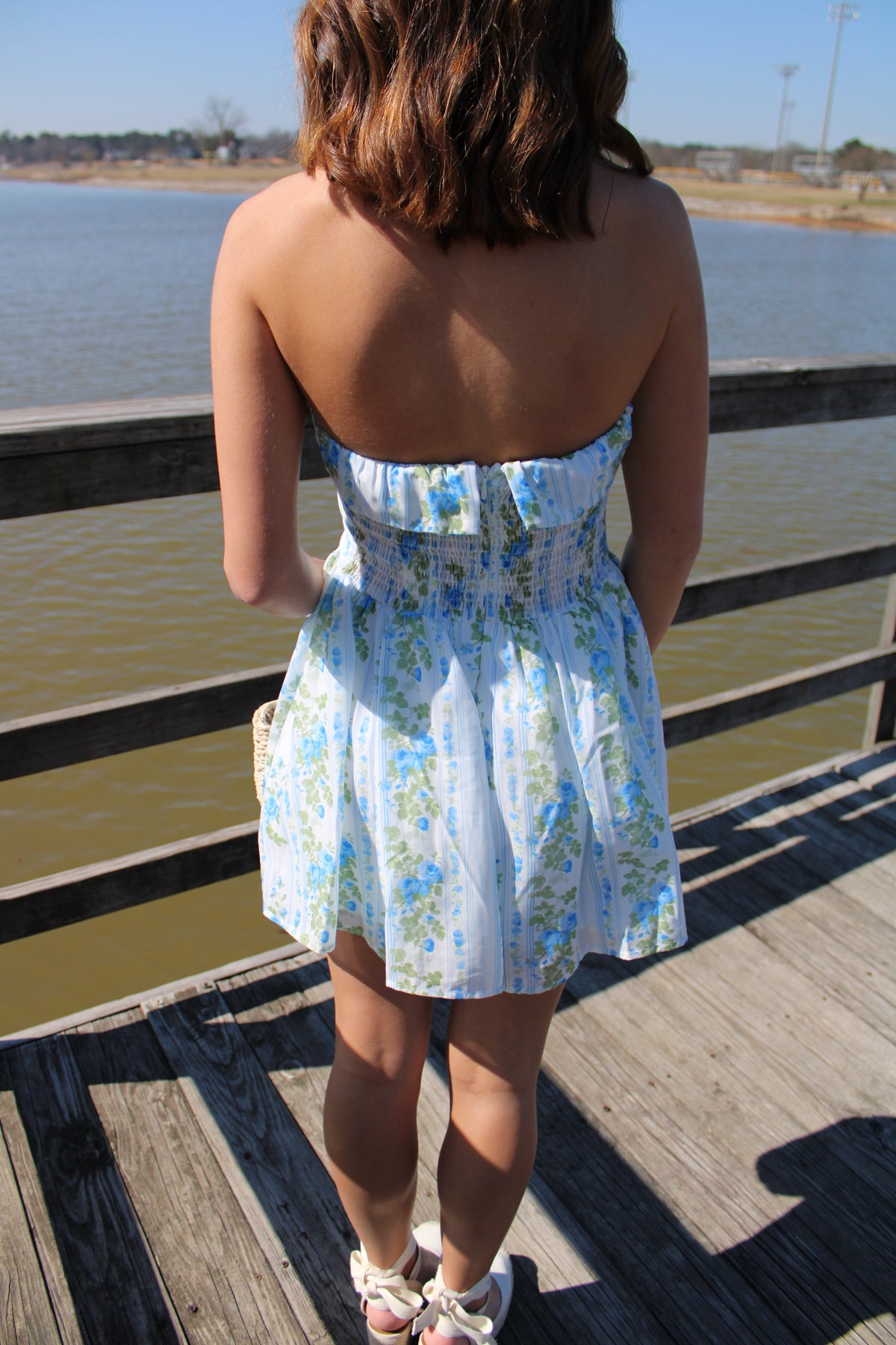 Blue Floral Eg Romper
