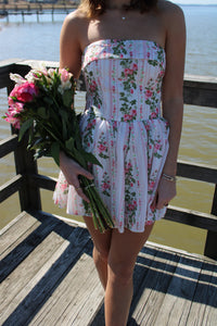 Pink Floral Eg Romper