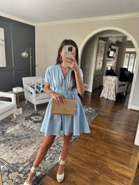 Blue Amie Flower Dress