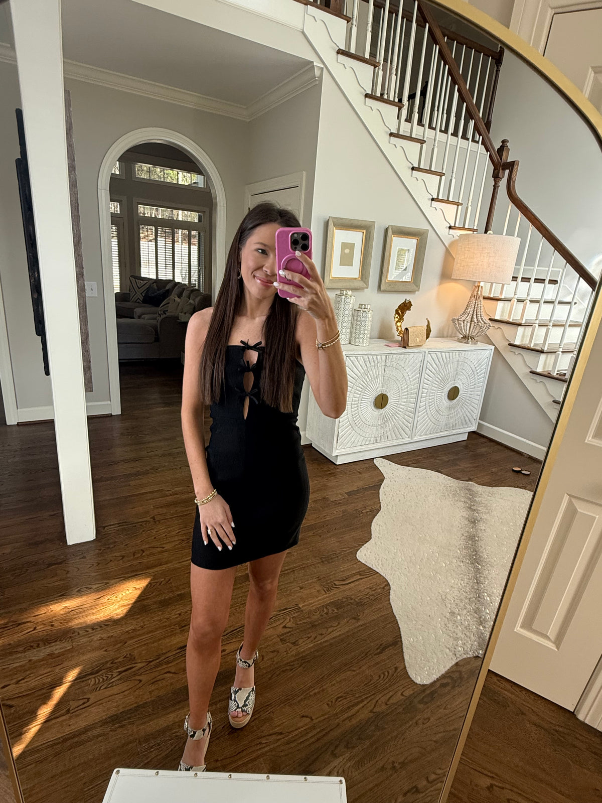 Black Blakeley Bow Dress