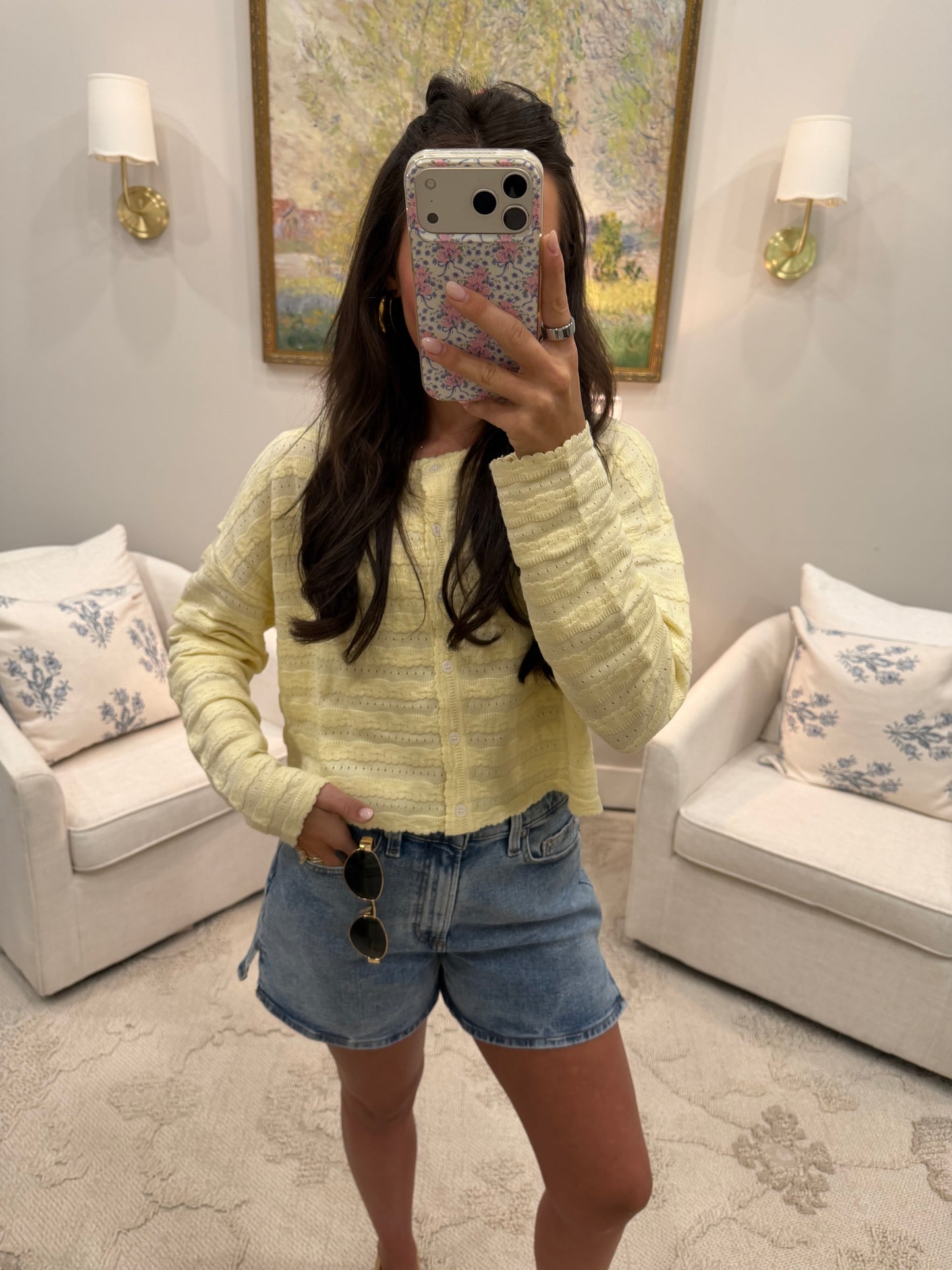 Butter Yellow Cardigan