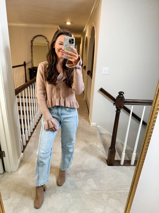 Button Down Sweater