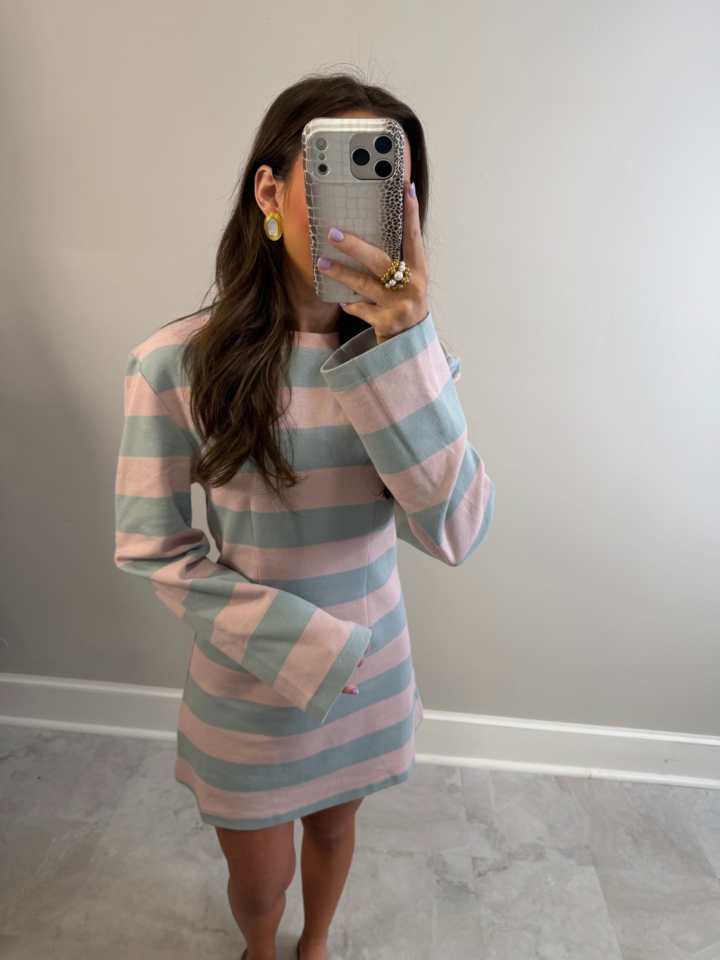 Mandy Striped Active Dress