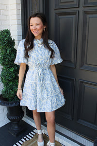 Amie Floral Tie Dress