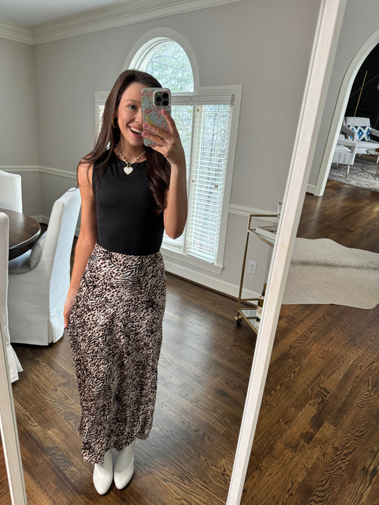 Cheetah Maxi Skirt