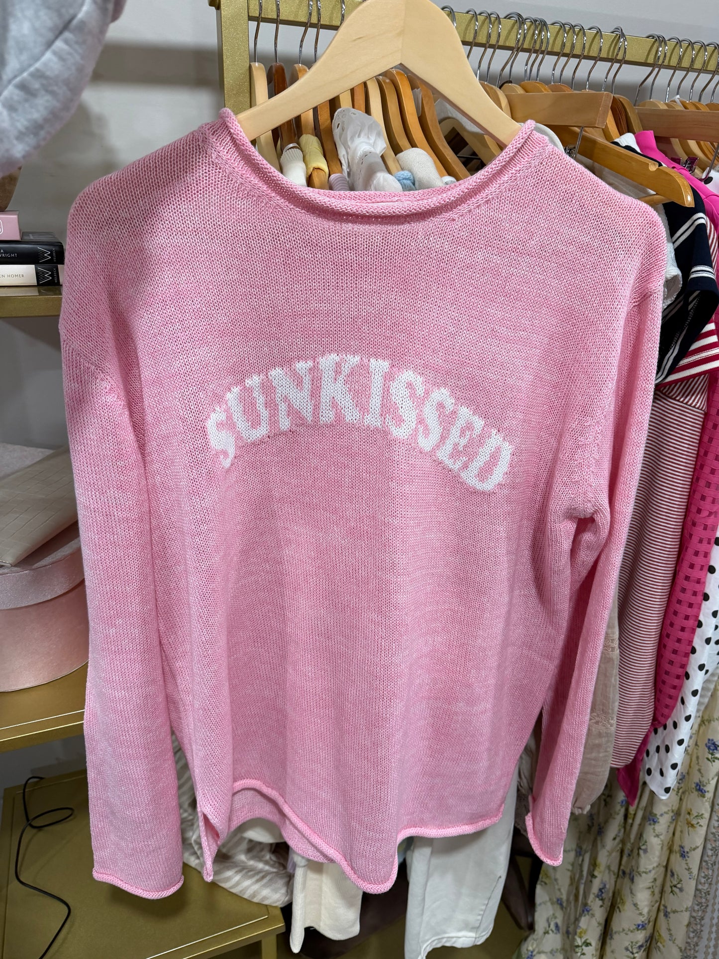 Sun-kissed Surprise Knit Sweater