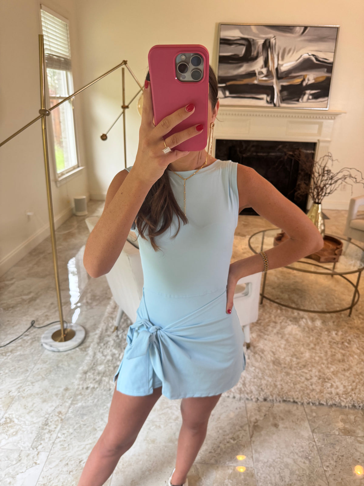 Ocean Blue Romper