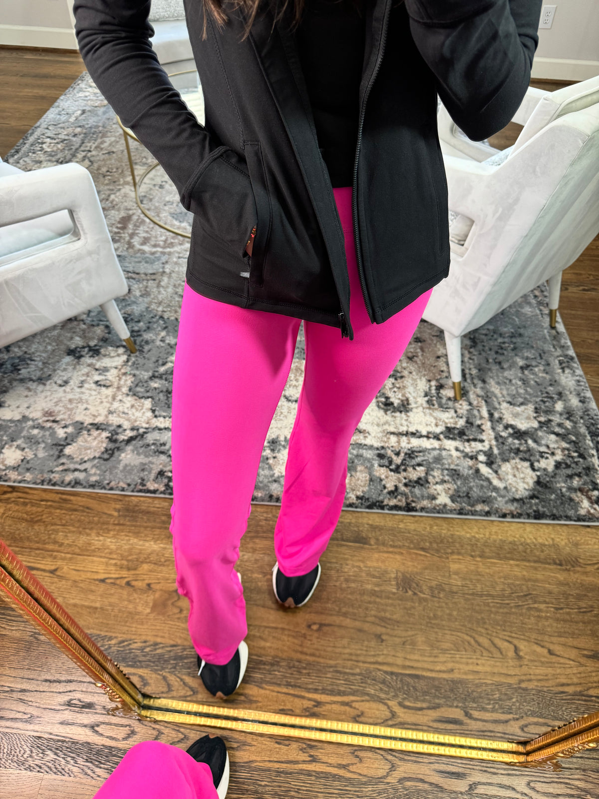 Pink Bubblegum Flare Pants