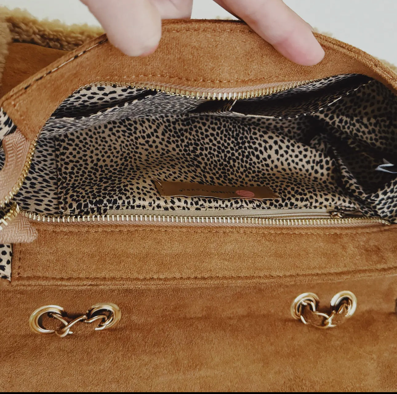 Caramel Sherpa Purse