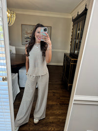Sand Striped Set