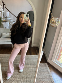Pink Fleece Lined Pants