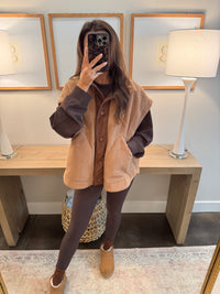 Sherpa Mocha Vest
