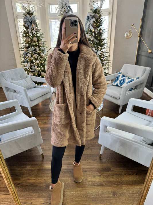 Sherpa Long Coat