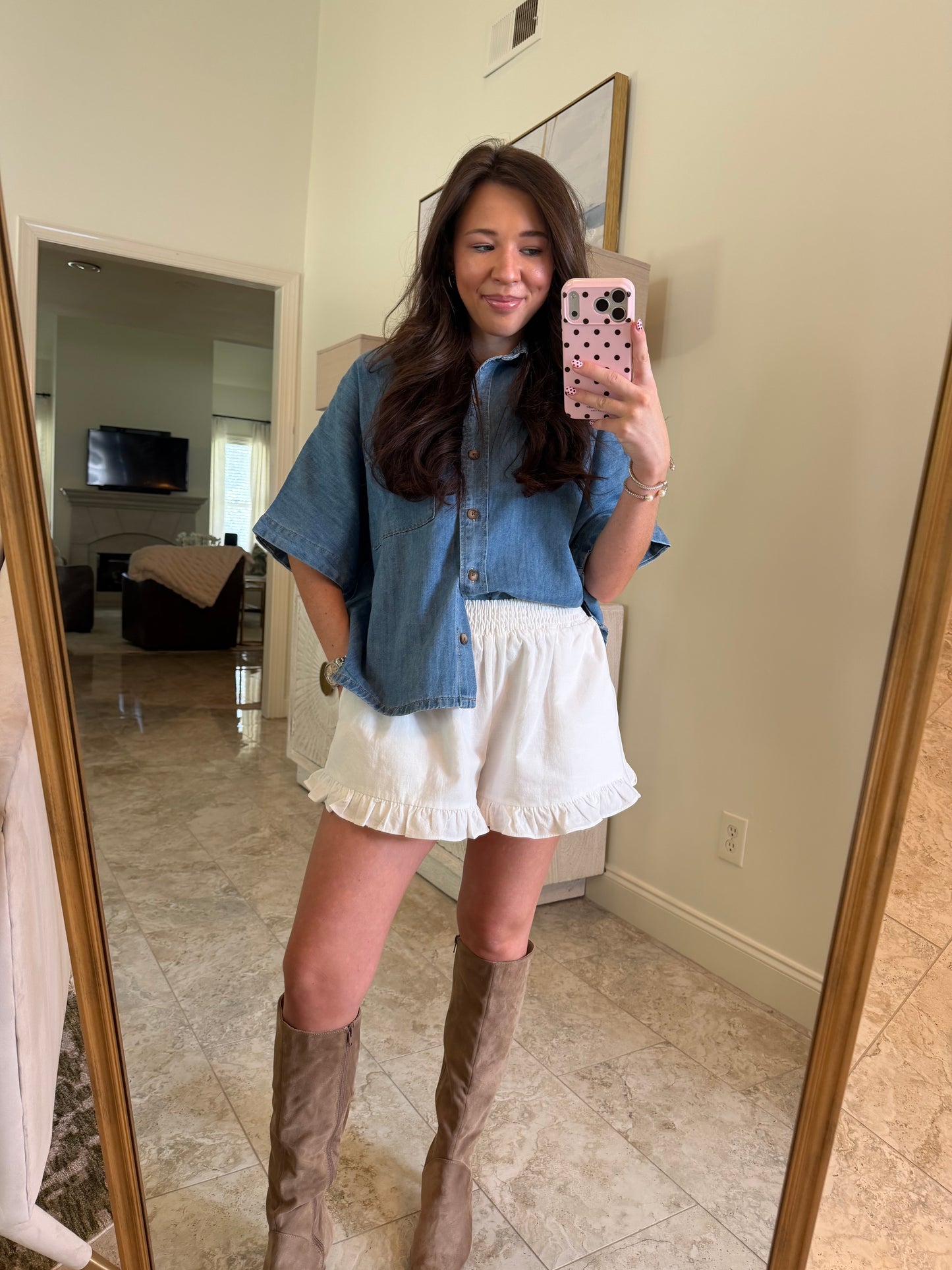 Denim Button Down