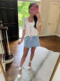 Justin Denim Skort