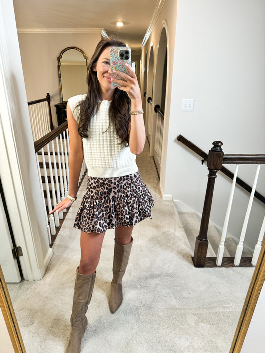 Cheetah Mini Skirt