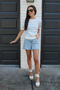 Beach Blue Top