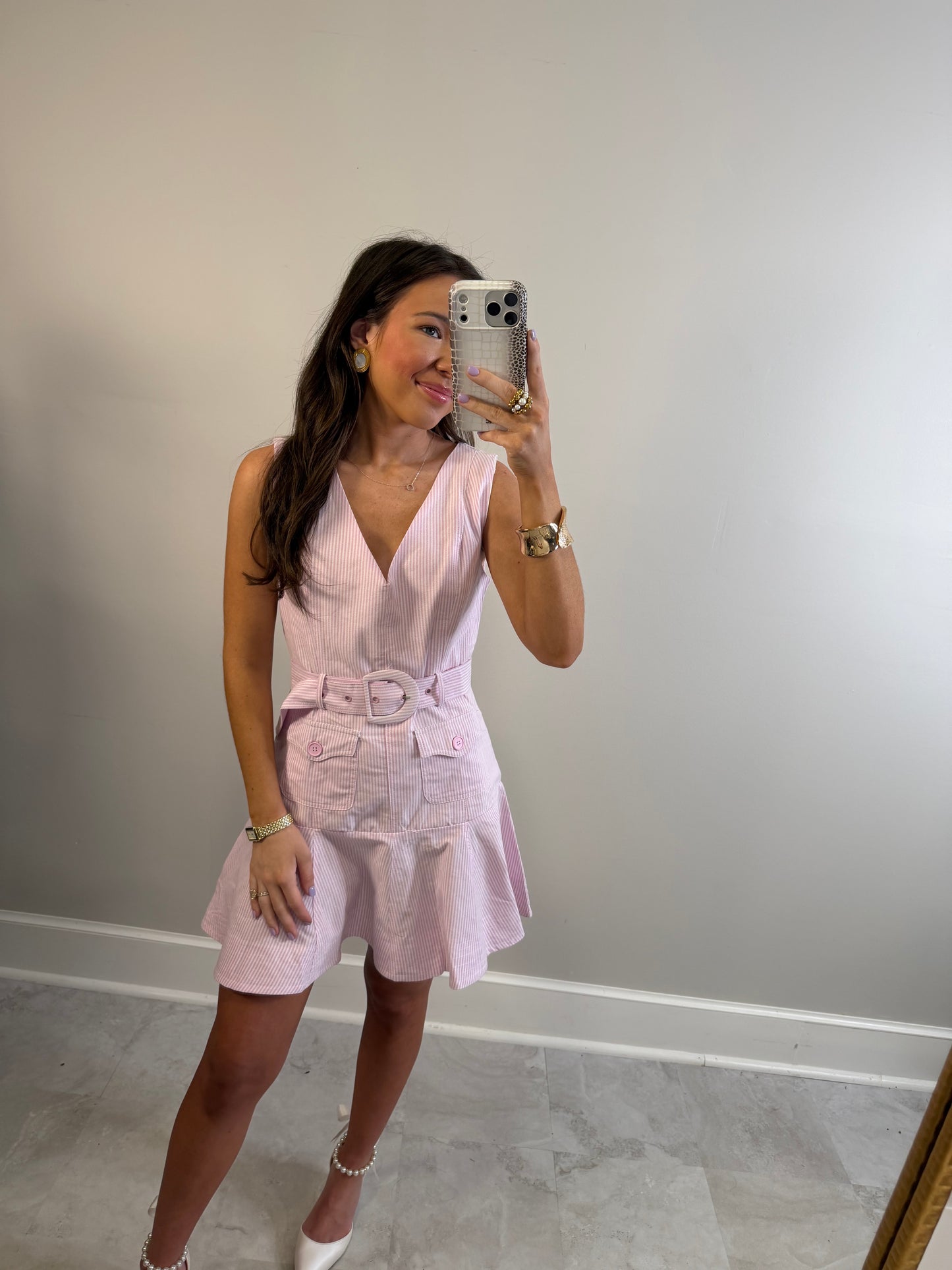 Pink Strip Dress