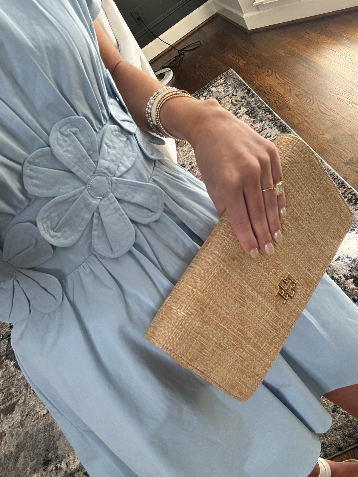 Blue Amie Flower Dress