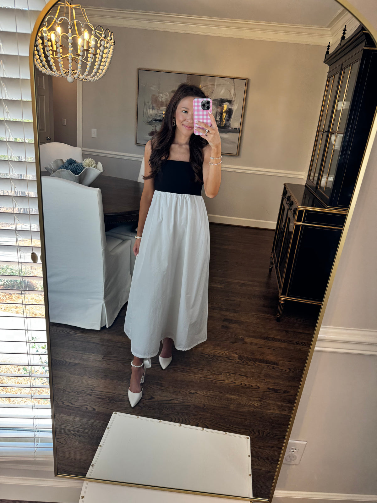 Black & White Maxi Dress