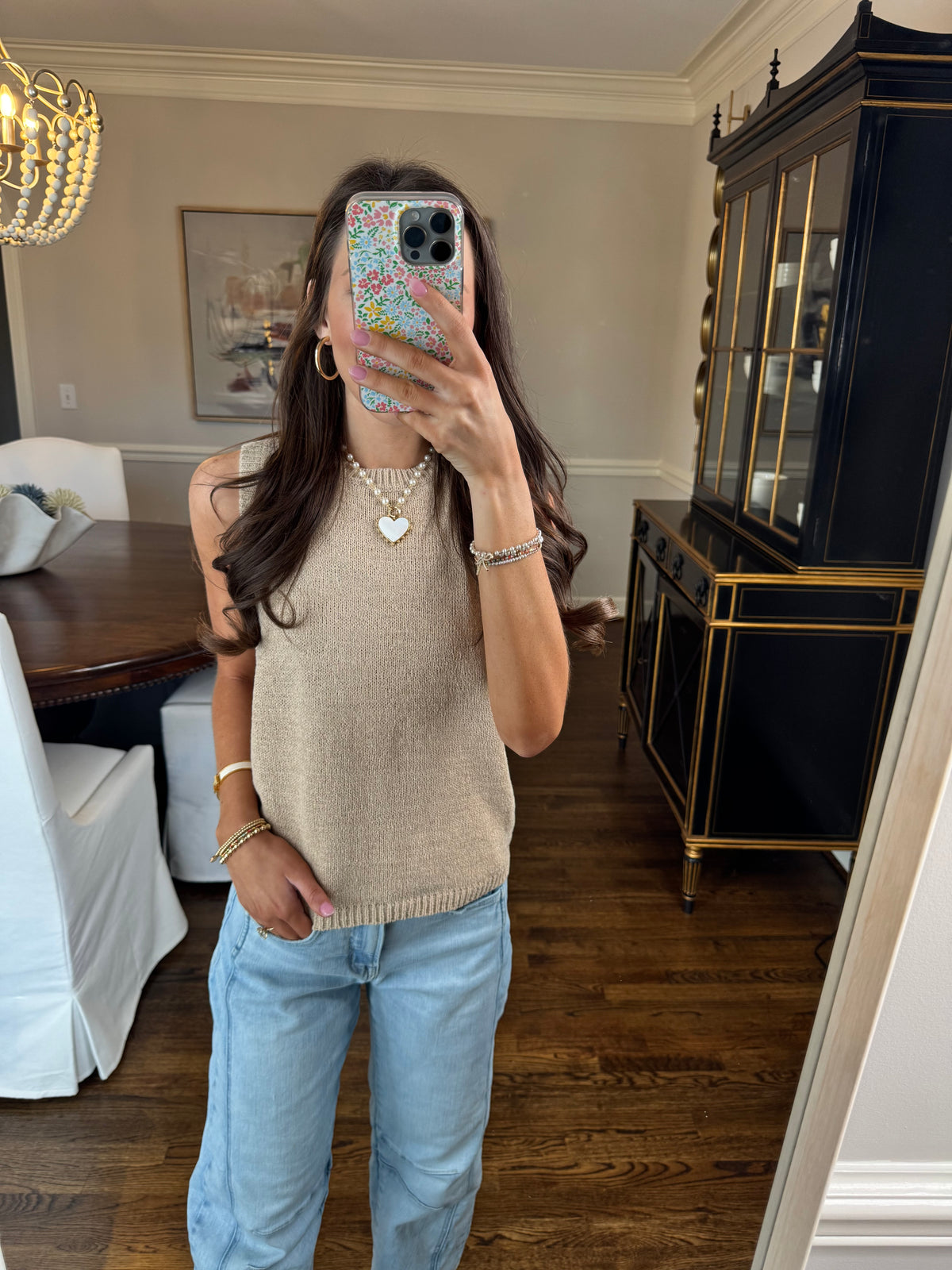 Tan Sweater Top