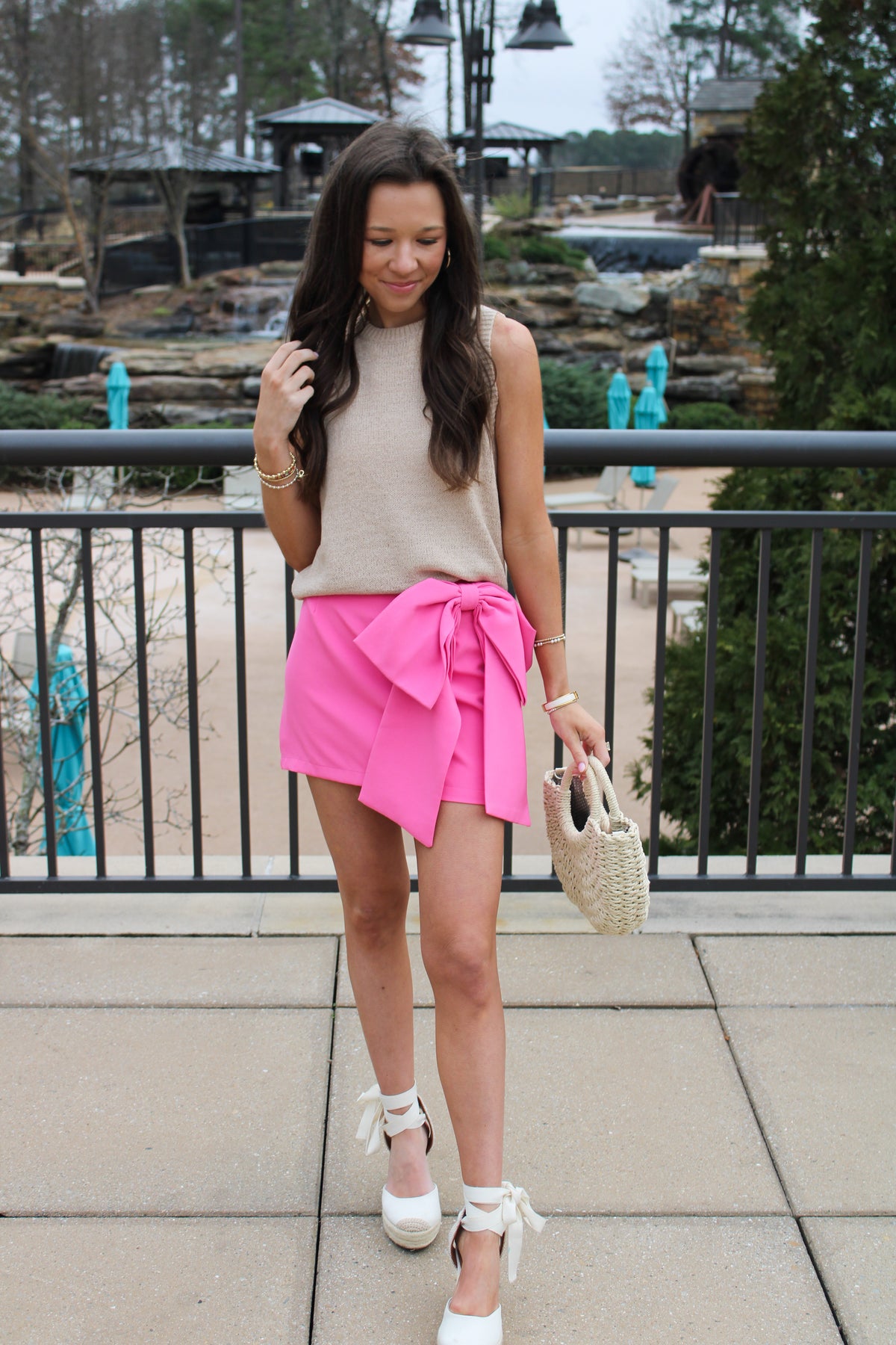 Pink Bow Skirt