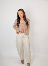 Button Down Sweater