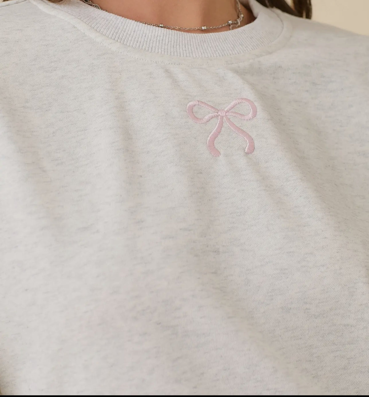 Grey Sweat Bow Set