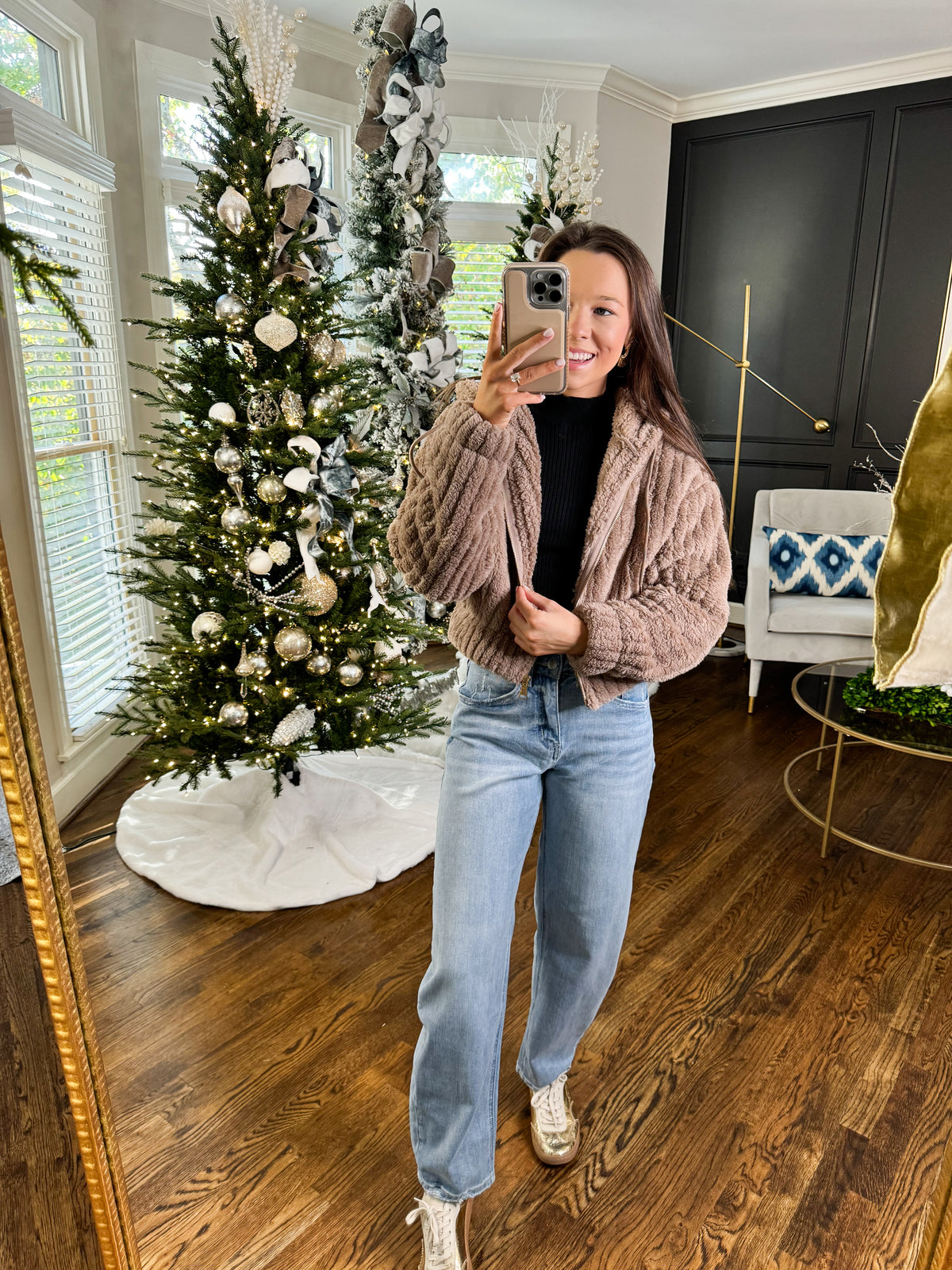 Milena Camel Zip Jacket