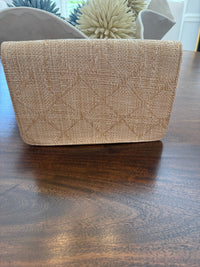 Tan Clutch